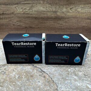 Lot Of 2 TearRestore Eye Mask Warm Compress for Styes Dry Eyes Irritation